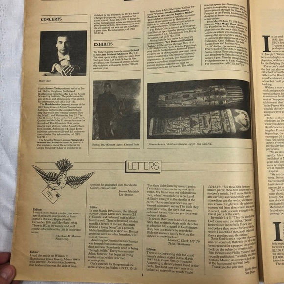 1985 USC Trojan Family Newspaper Published By The University Of Southern CA - Picture 4 of 4